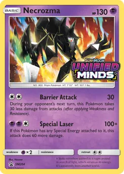 SM Black Star Promos Necrozma Pokémon card